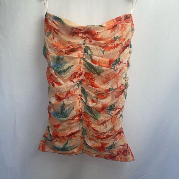 Crop TopFloral Skirt Set - Picture 4 of 8